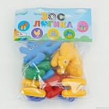 гр Конструктор-пазл "Звери 13" 1647 (18) "COLOR PLAST" оптом в SevenTrade.com.ua